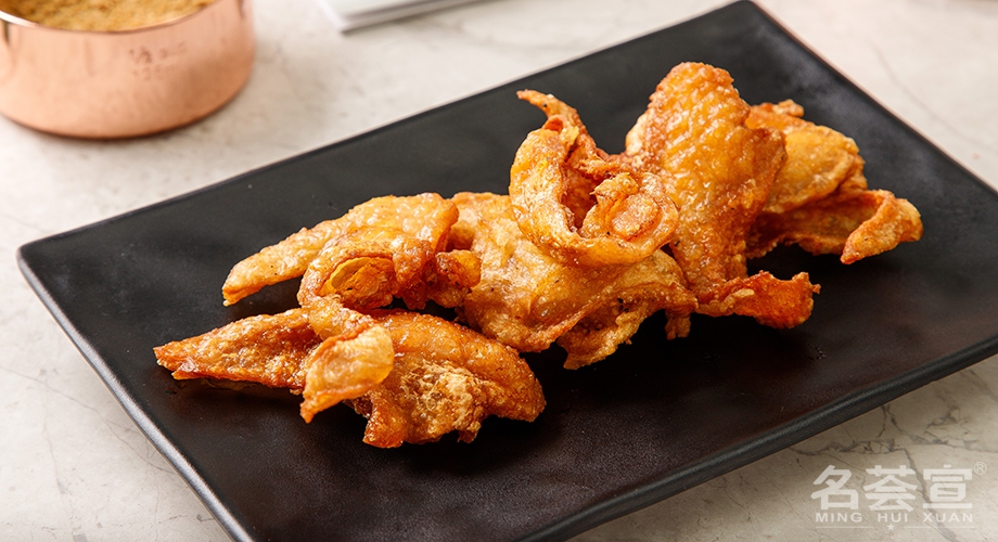 香酥雞皮,3茶5味雞皮 香酥雞皮,3茶5味雞皮
